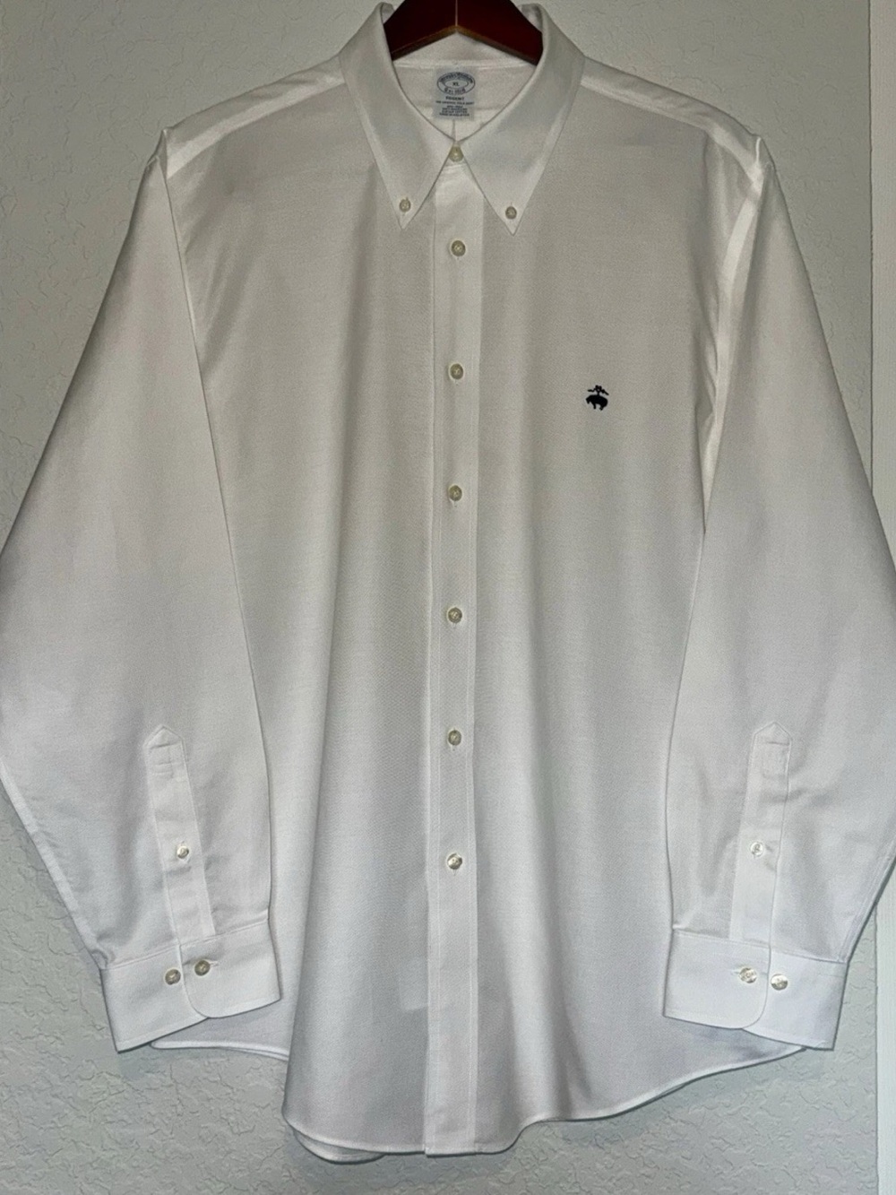 Brooks Brothers Mens Oxford Cotton XL Regent Fit Button-Down Shirt - Picture 2 of 16